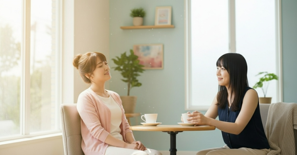 あなたの「母親」という鎧を一旦おろせる場所。