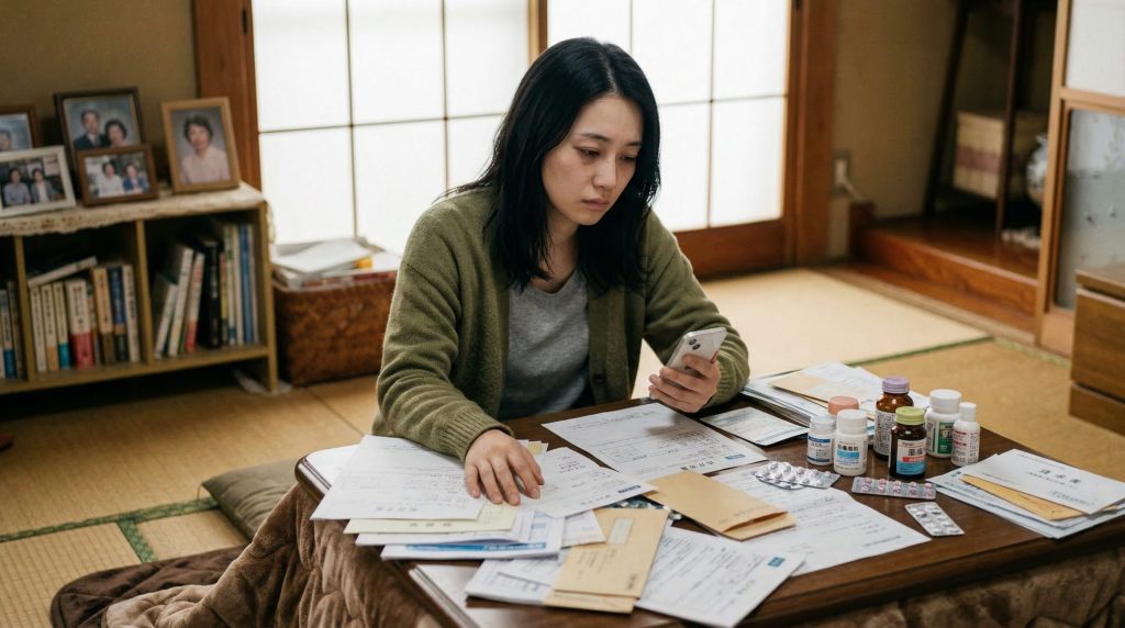 親のこと、家のこと、自分のことが全部ごちゃまぜになっている